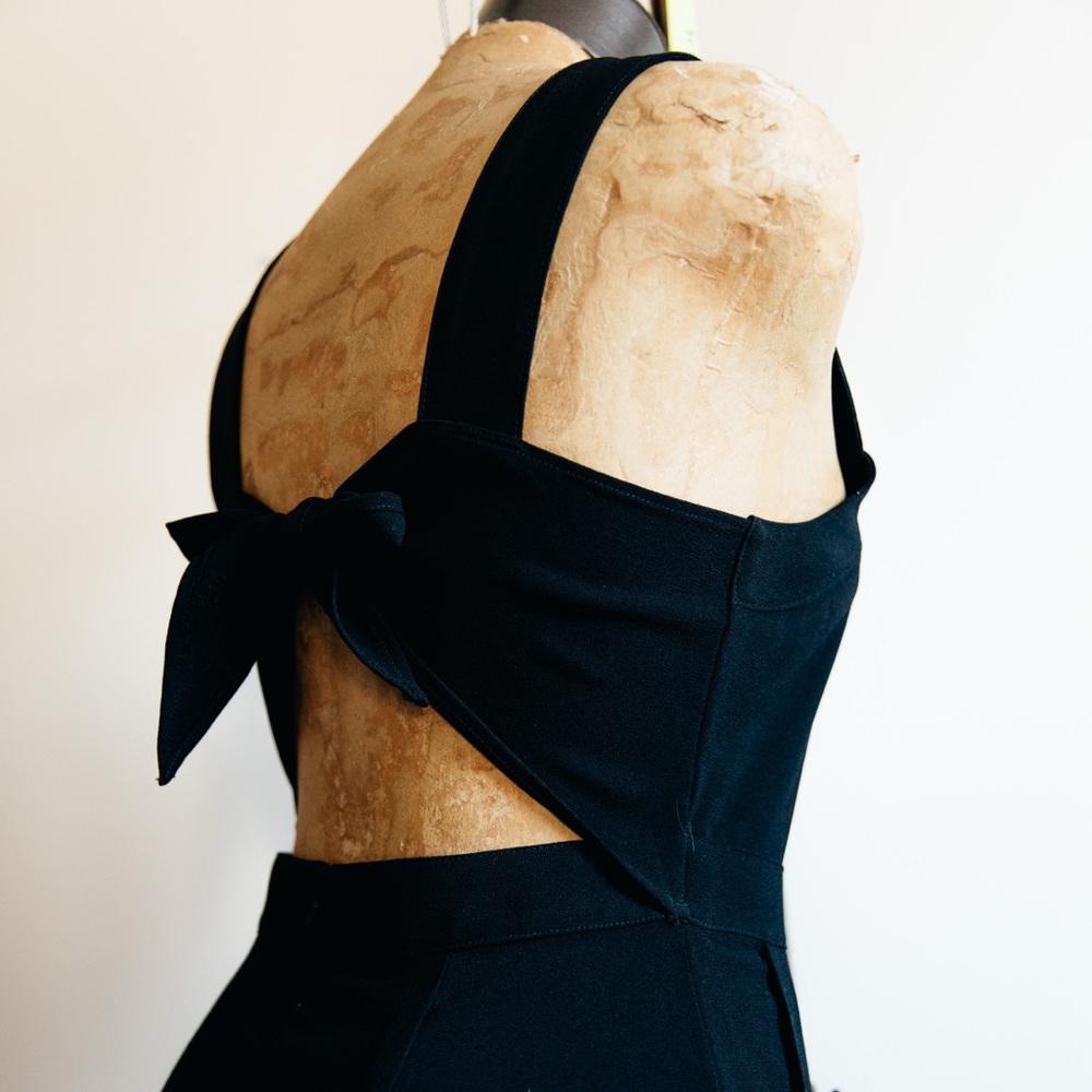Madewell open back jump suit